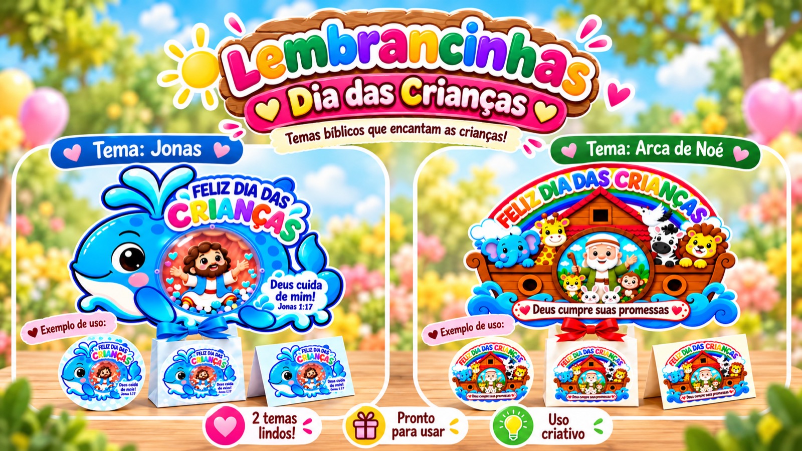 Kit Digital Dia das Crianças – Jonas e Arca de Noé